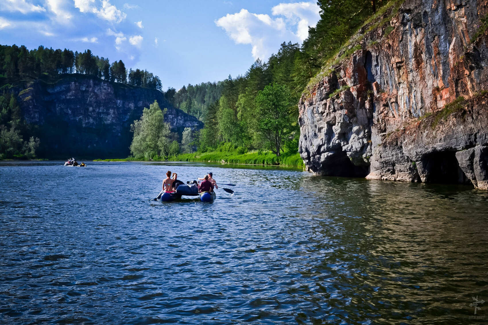 Сплав по красивейшей реке в солнечной Башкирии - Юрюзань. (6/19)