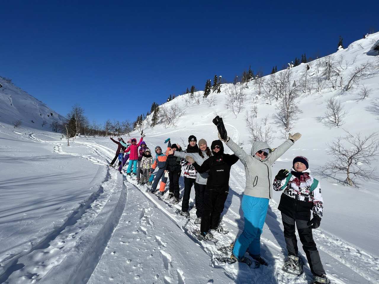 Поход в горы Хибины на снегоступах (6/16)