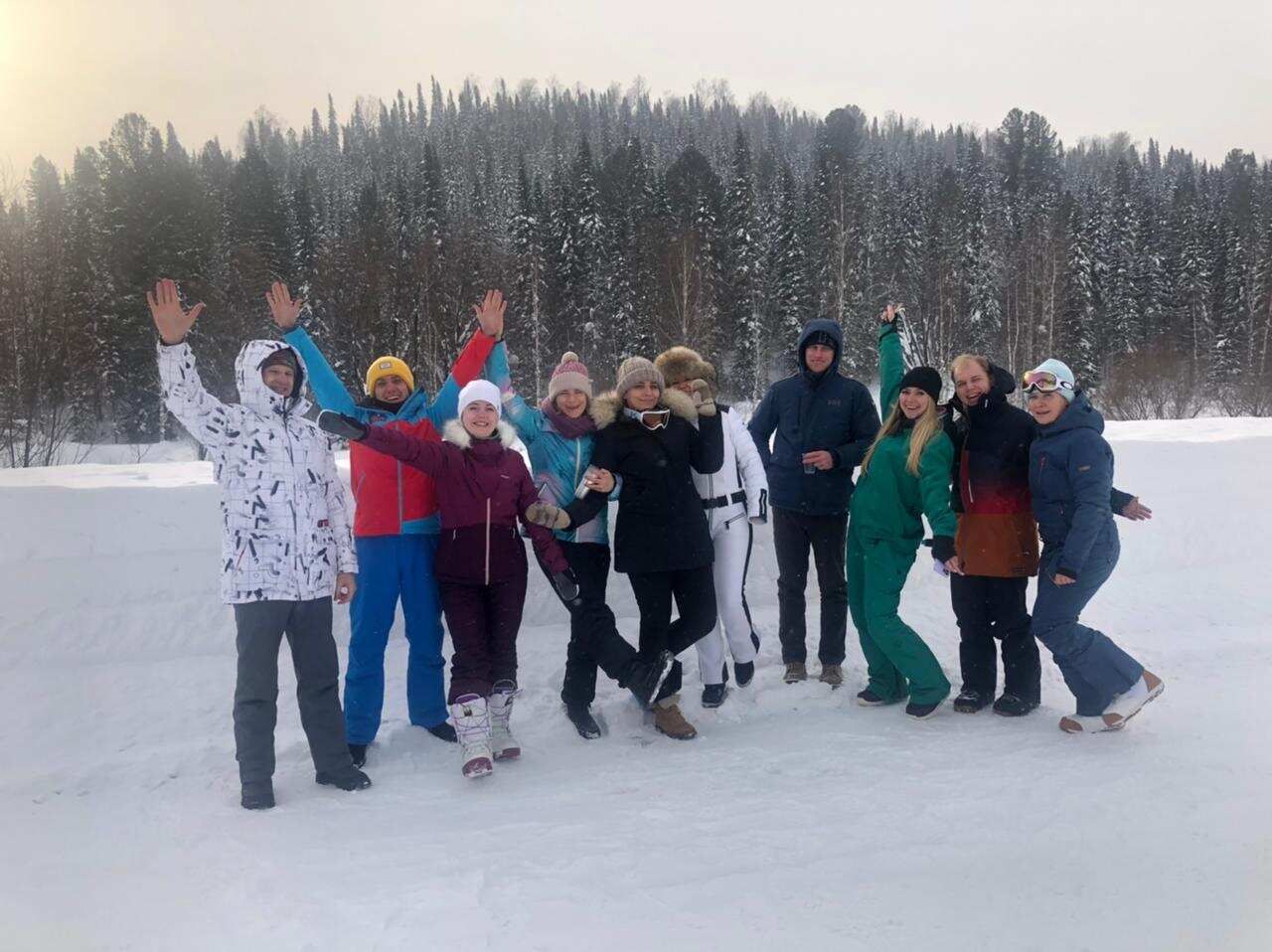 Тиндер тур в Шерегеш: в пещеры на снегоходах, фрирайд, парапланы (46/100)
