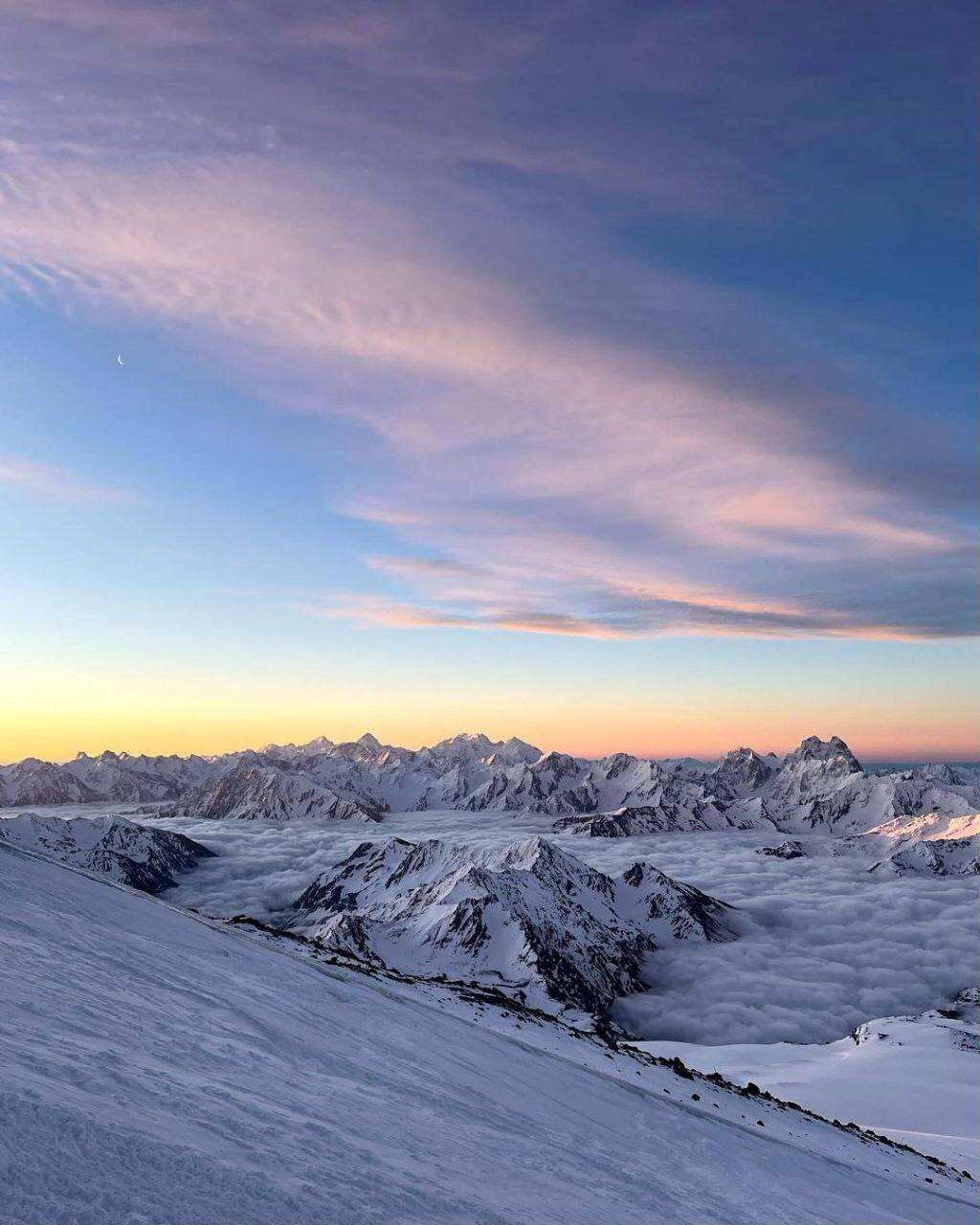 Эльбрус, ущелье Адыр-Су, Гижгит и Поляна нарзанов