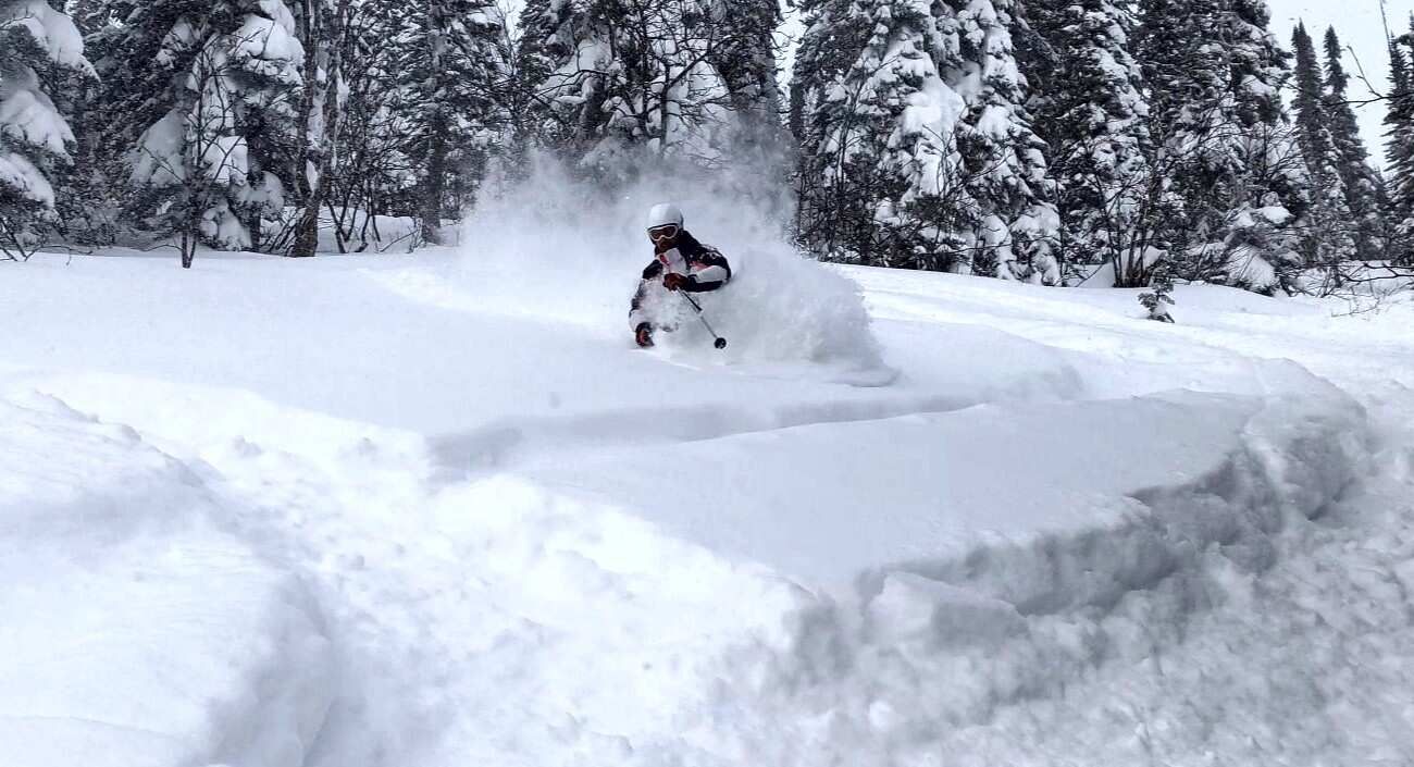 Шерегеш: Обучение внетрассовому катанию (лыжи) (9/10)