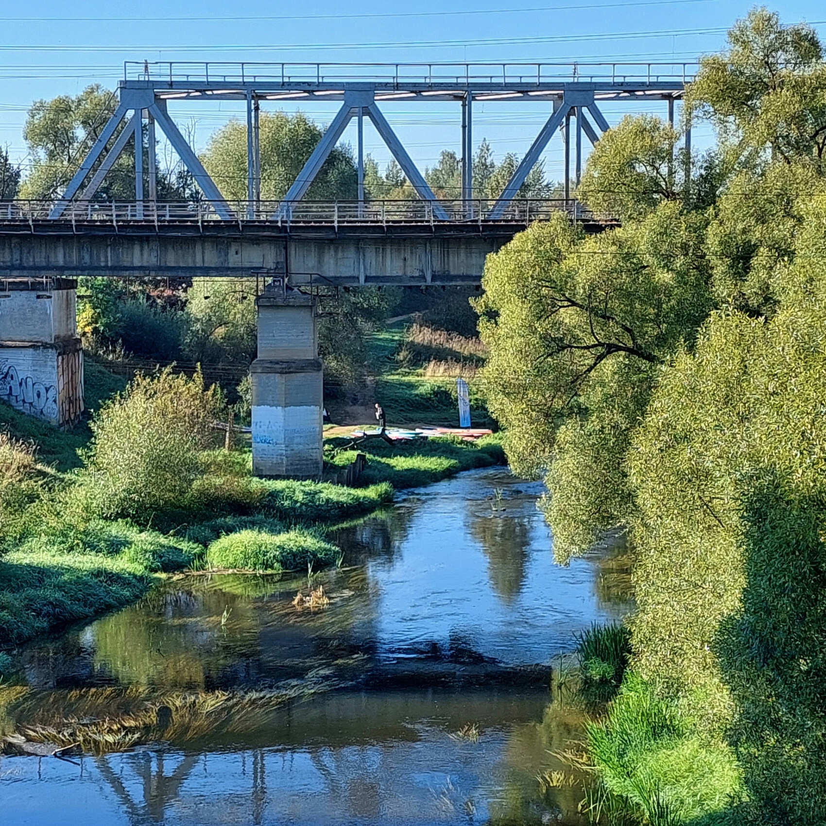 Однодневный сплав на байдарках по реке Истра (4/14)