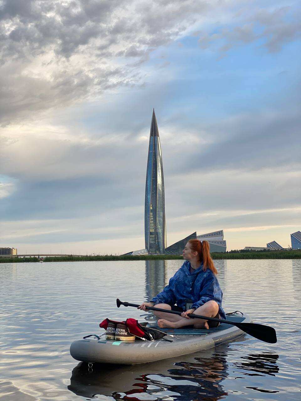 Sup-прогулка на закате у Лахты (Лахтинский разлив) (8/26)