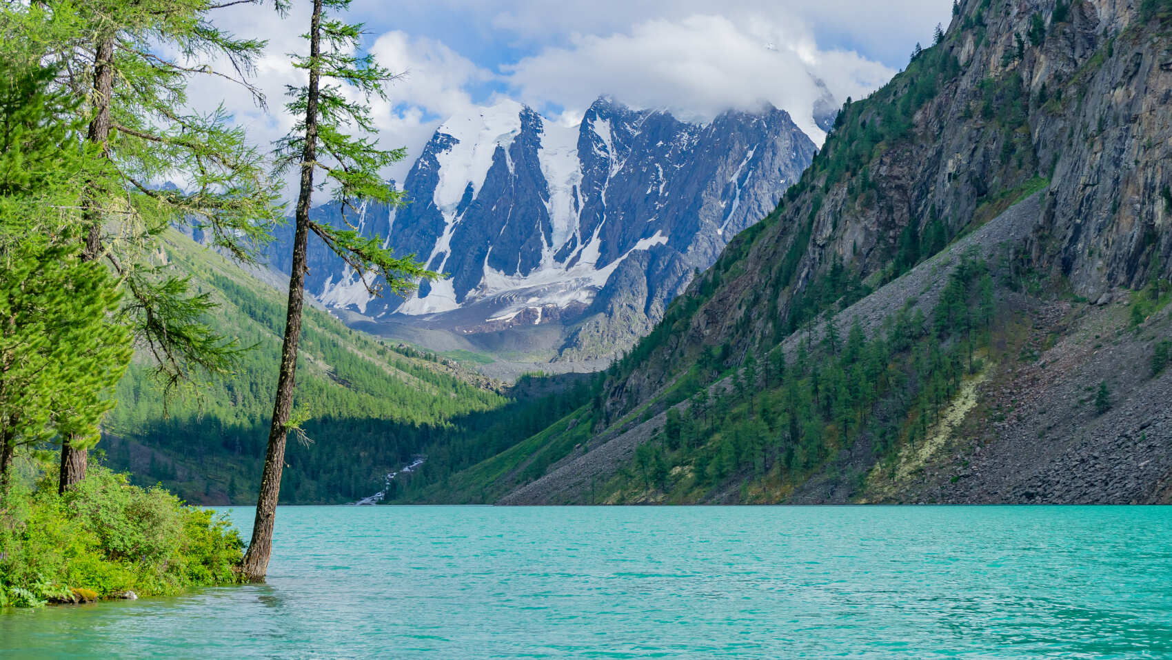 Треккинг к Шавлинским озерам c конным сопровождением (40/88)