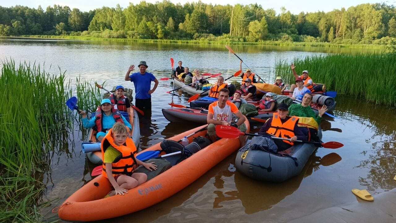 Сплав на байдарках по Московскому морю (6/13)