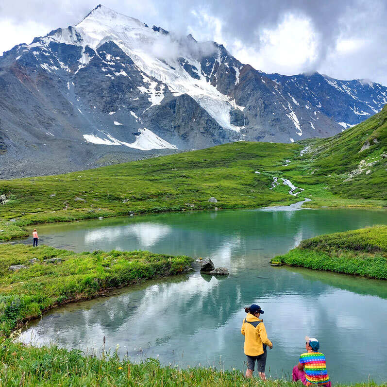 Поход на Алтай. Гора Белуха и Кучерлинские озера. Без рюкзаков. (16/68)