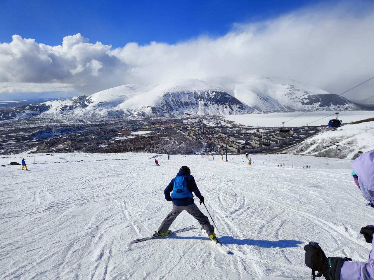 Кировск (Хибины) горнолыжный, поездка со лыжной школой (9/9)