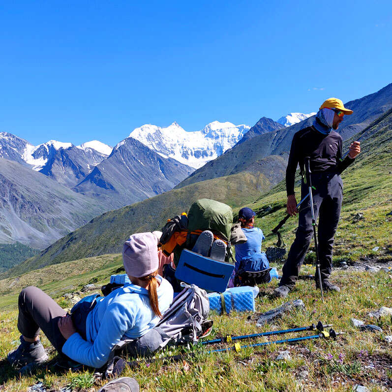 Поход на Алтай. Гора Белуха и Кучерлинские озера. Без рюкзаков. (15/68)