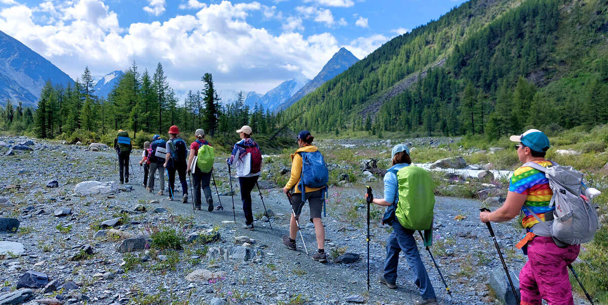 Поход на Алтай. Гора Белуха и Кучерлинские озера. Без рюкзаков. (21/68)