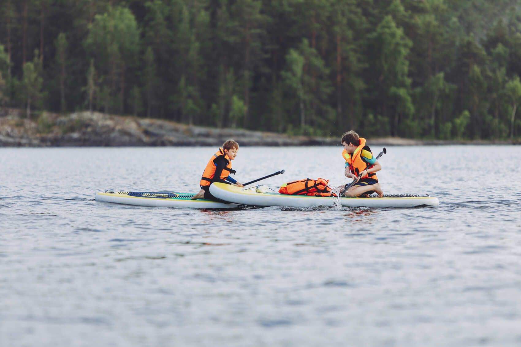 SUP-кемпинг на Койонсаари. Семейный лагерь на Ладожских шхерах