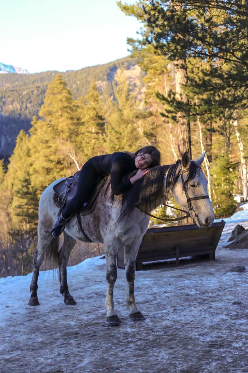 Конный тур в мини-группе Зимний Архыз (35/36)