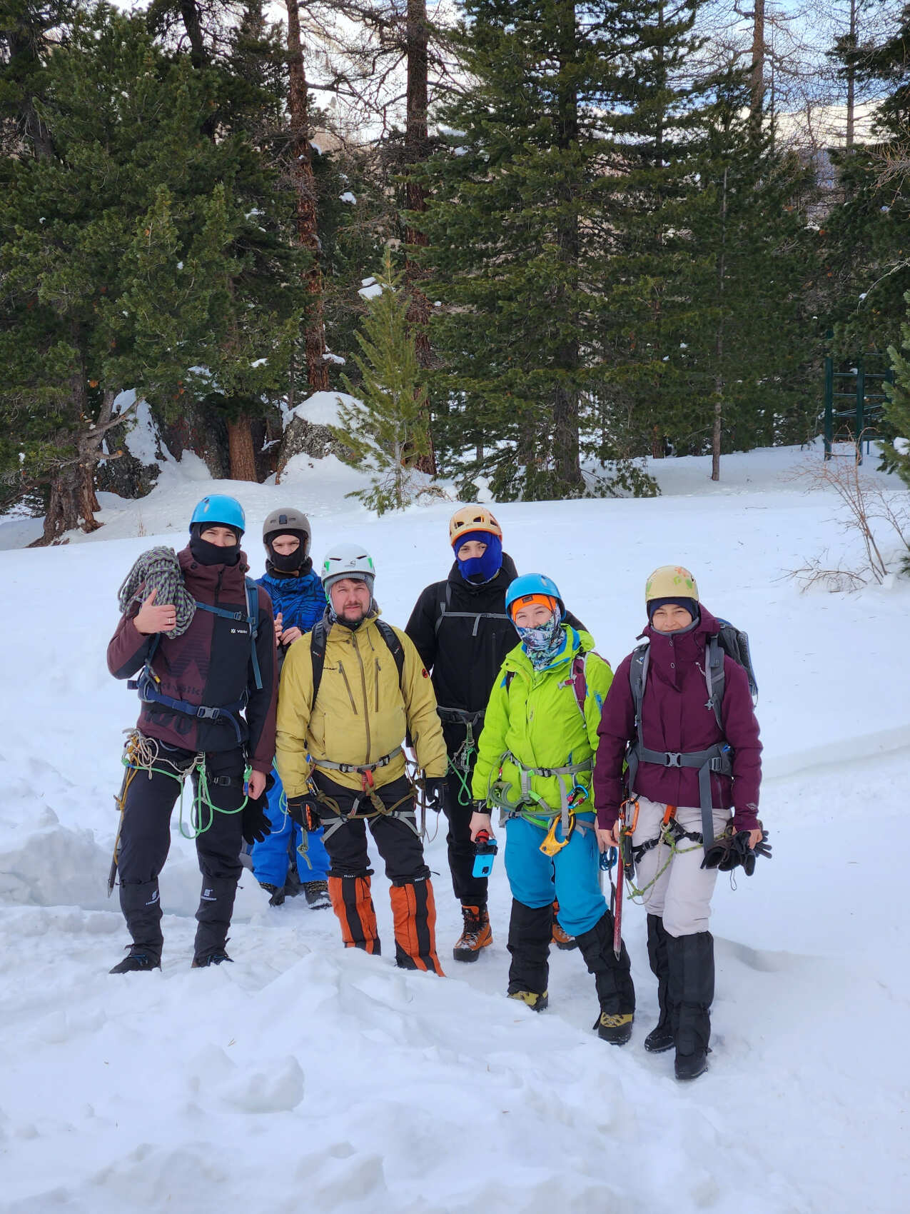 Новый год в горах Алтая: основы альпинизма в ущелье Актру (8/64)