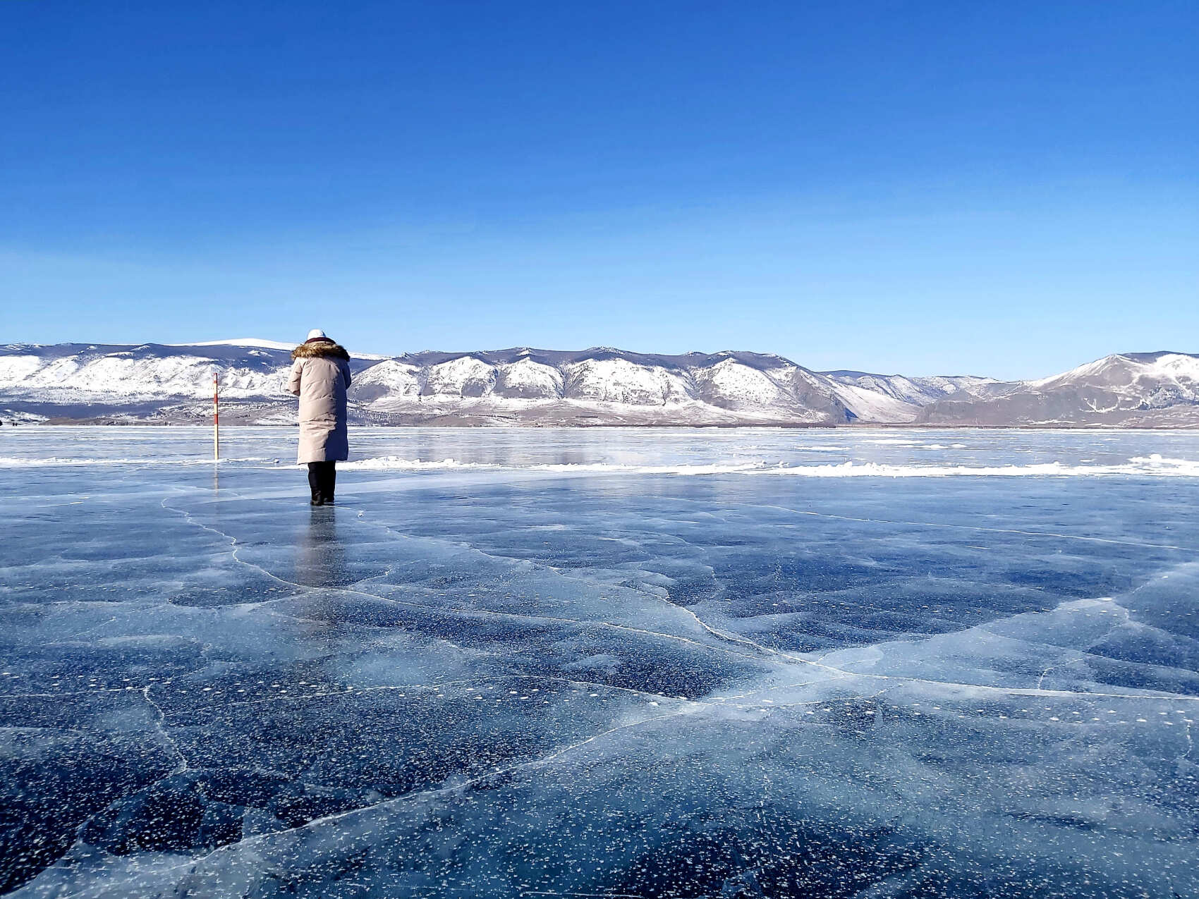 Индивидуальная экскурсия льду Малого моря Байкала, о.Ольхон. (18/21)