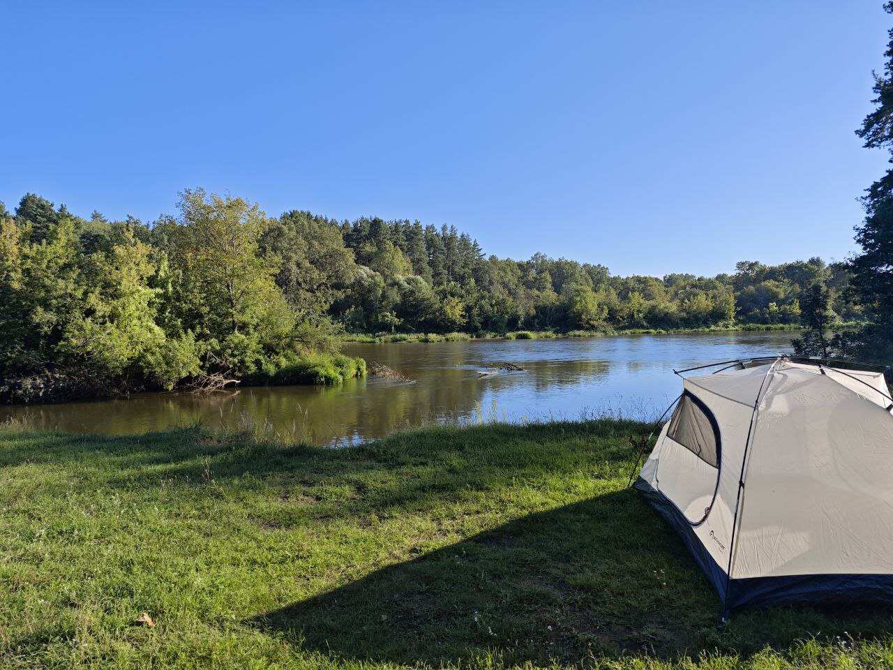 Сплав на байдарках по реке Клязьма (Подмосковье) с походной баней и казаном (19/27)