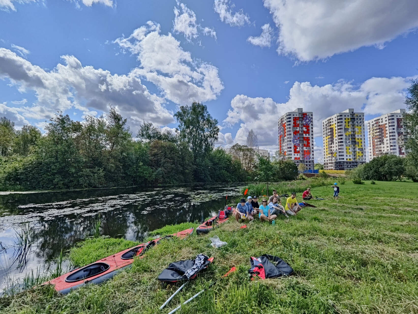 Однодневный сплав на байдарках по реке Уча (5/10)