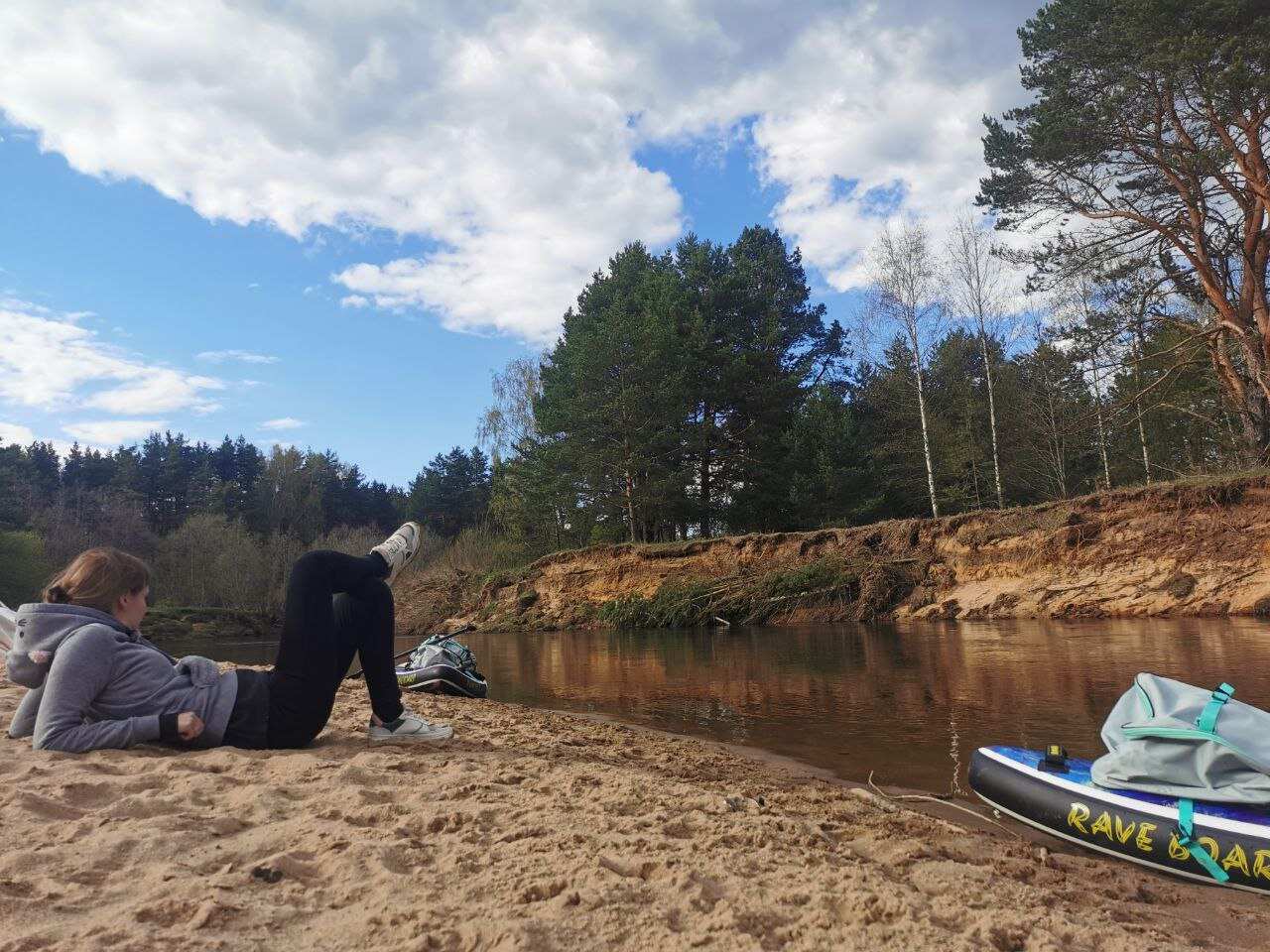 Сплав на Sup досках (сап бордах) по реке Тьма (Тверская обл.) (22/24)