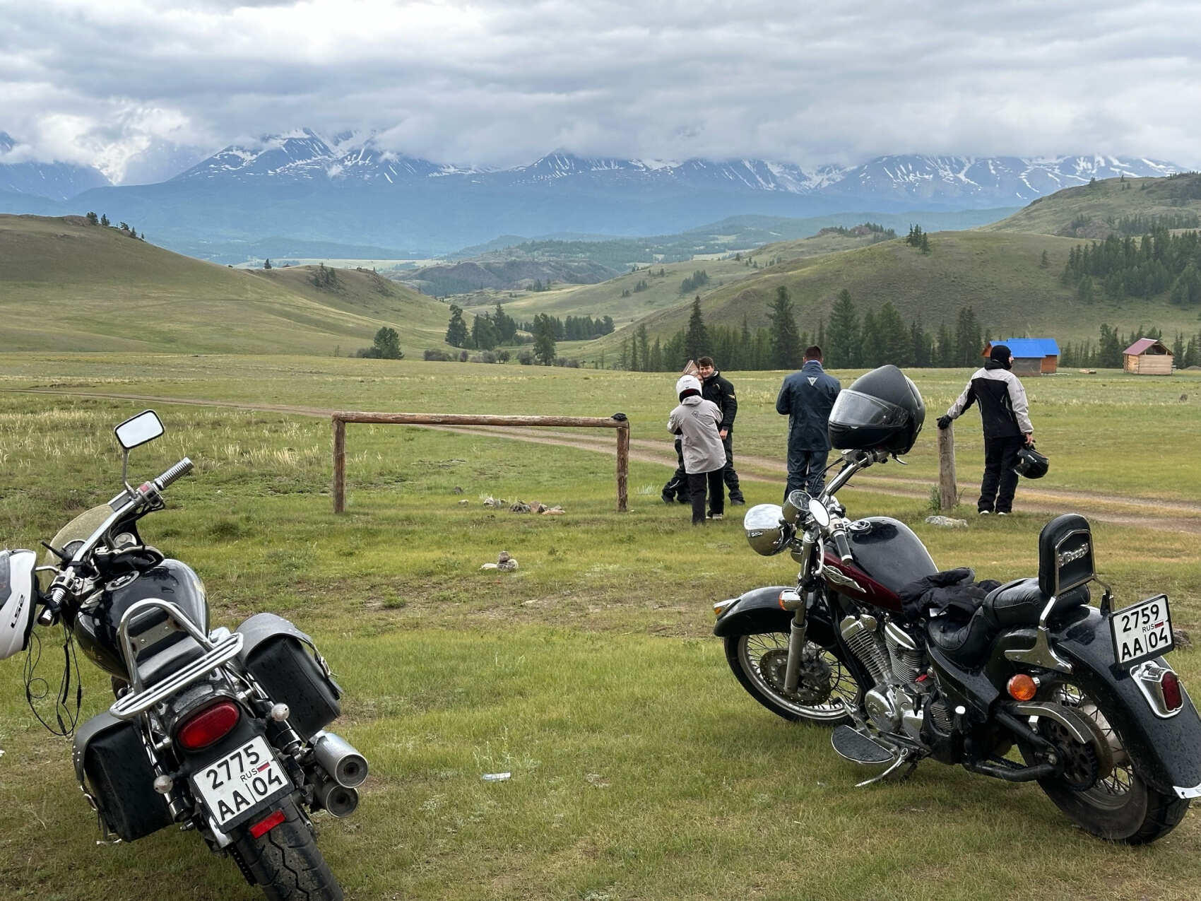 Мото тур по Алтаю на дорожных мотоциклах - Чопперах (14/28)
