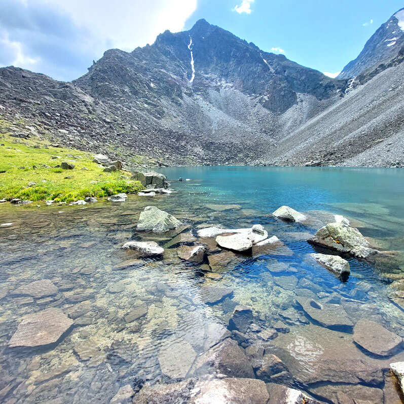 Поход на Алтай. Гора Белуха и Кучерлинские озера. Без рюкзаков. (13/68)