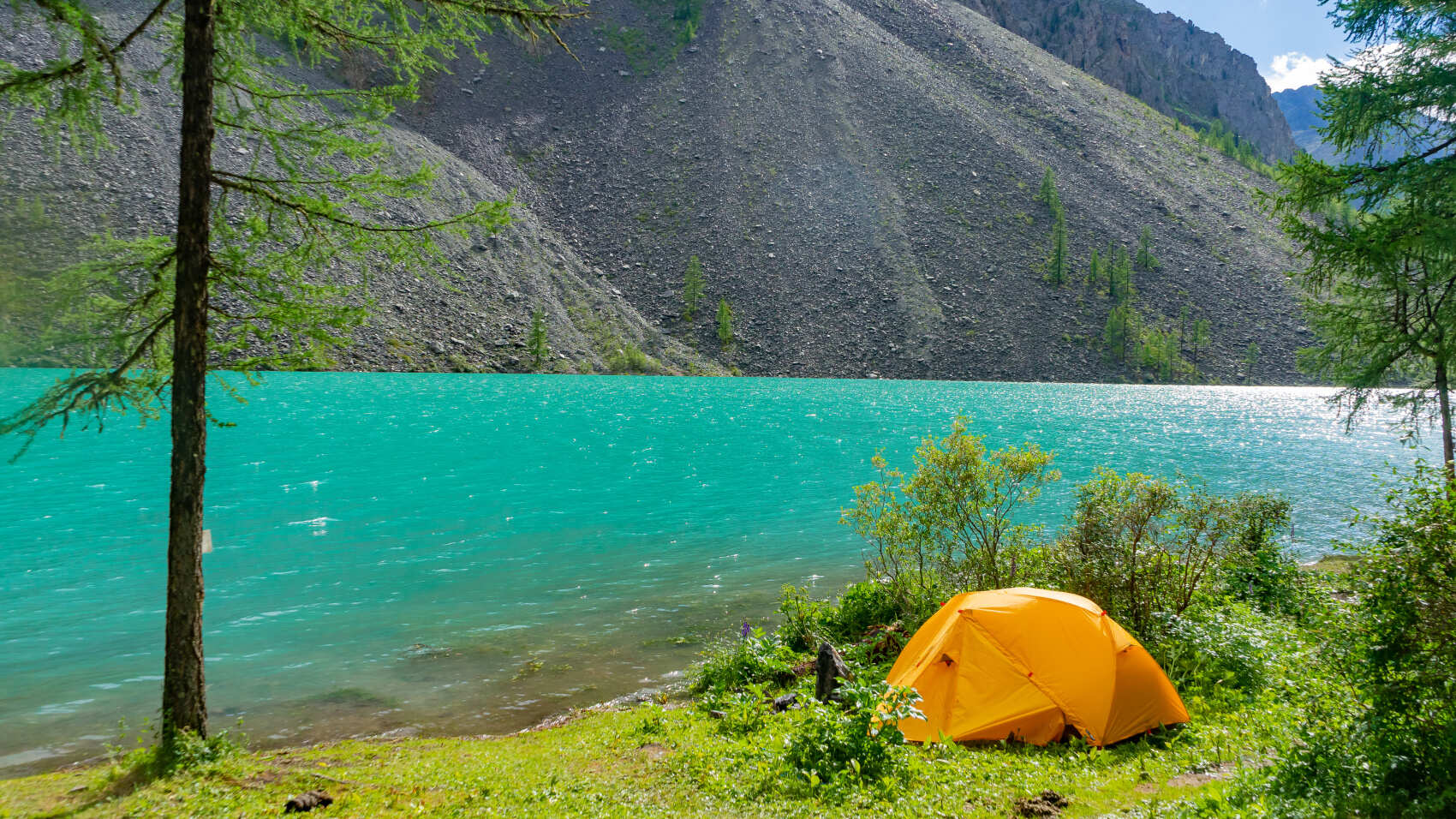 Треккинг к Шавлинским озерам c конным сопровождением (41/88)