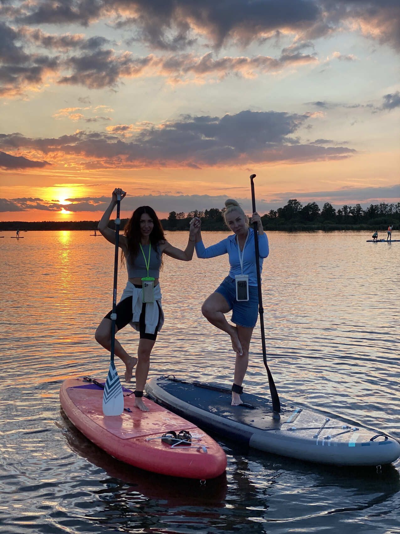 Sup прогулка на закате у Лахты (Лахтинский разлив)