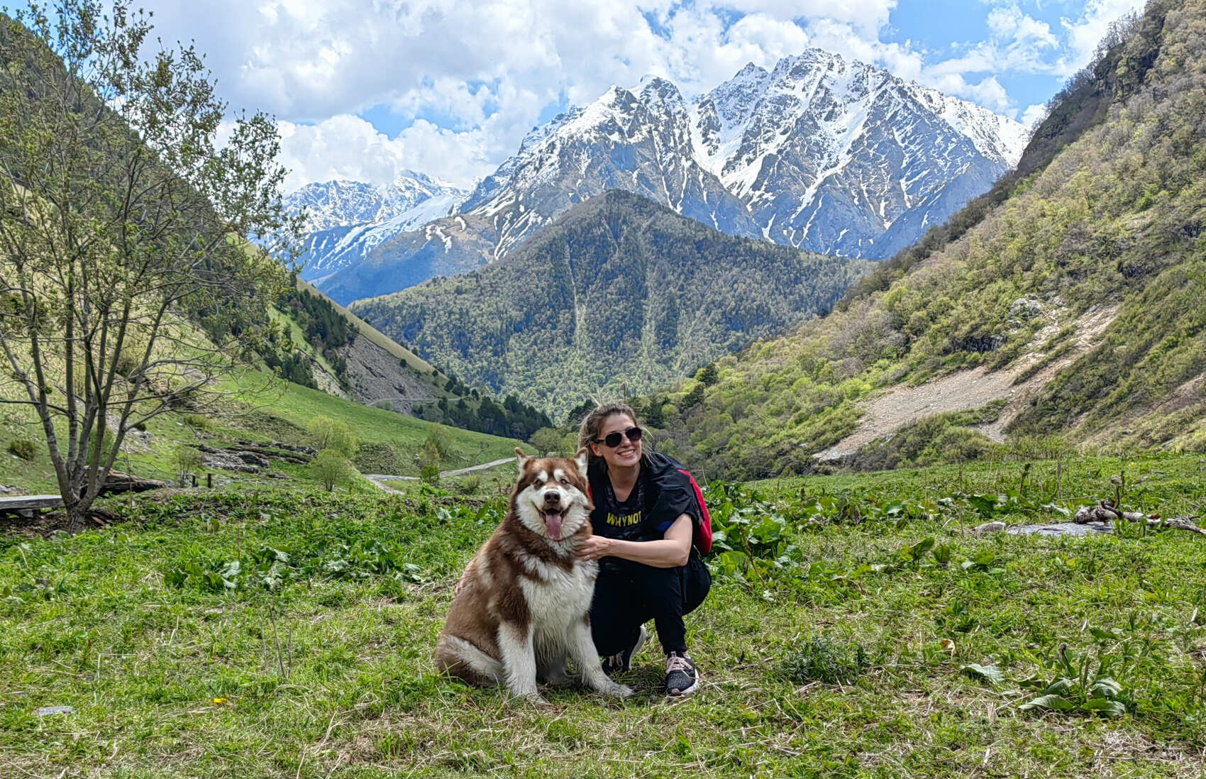 Прогулки по Осетии (Цей+Дигория) в компании маламута. (6/20)