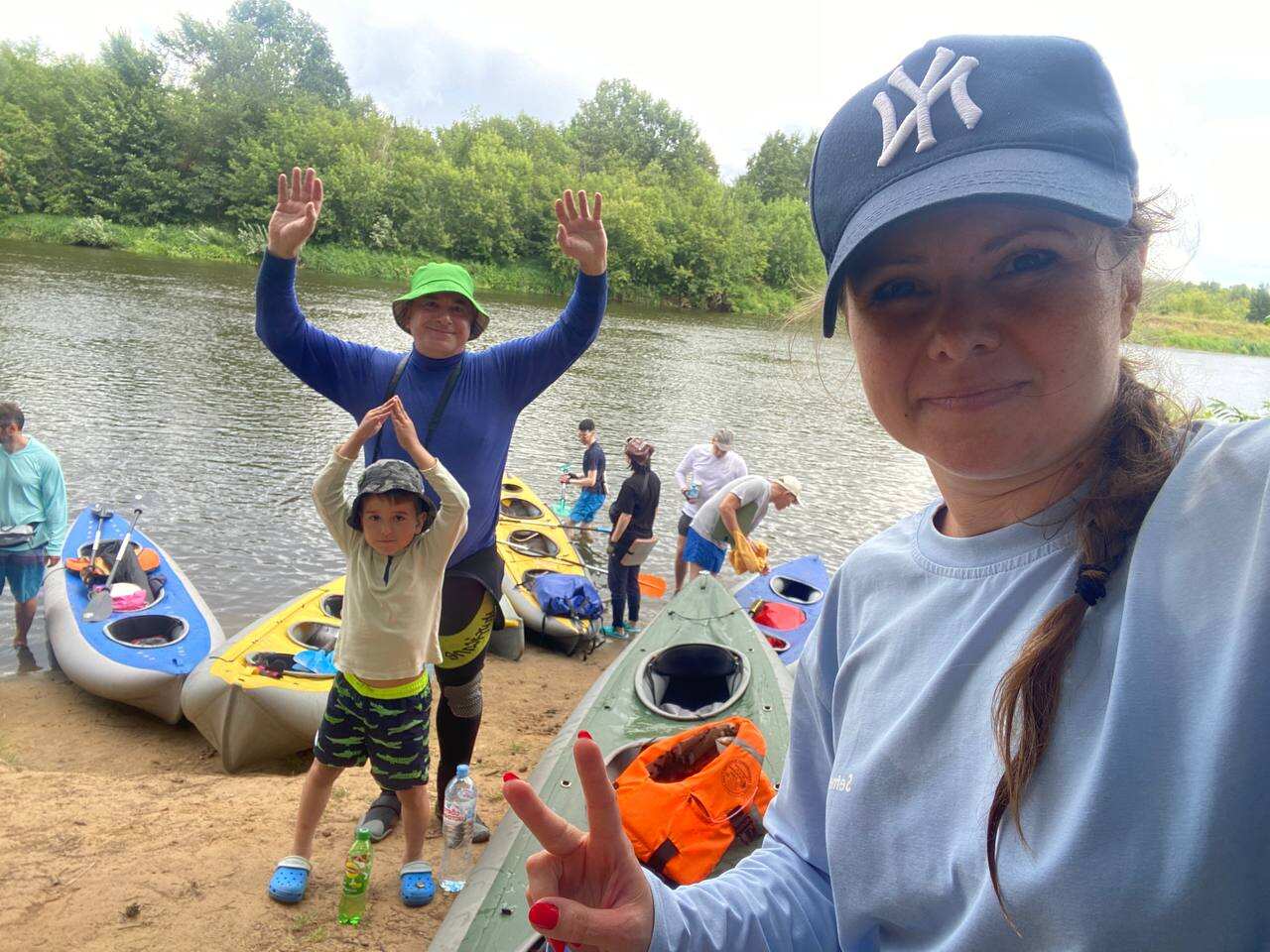 Сплав на байдарках по реке Клязьма (Подмосковье) с походной баней и казаном (15/27)