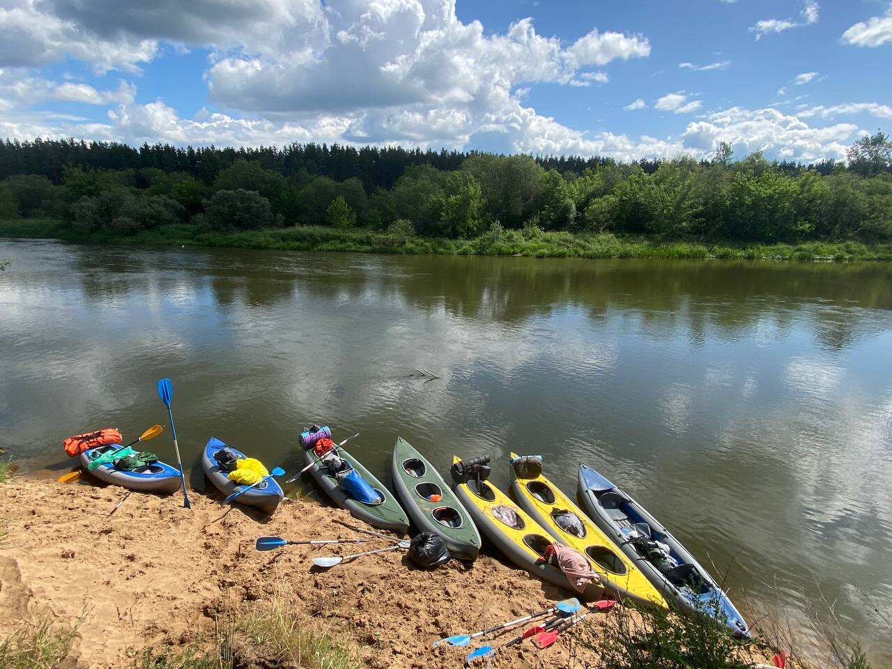 Сплав на байдарках по реке Нерль Клязьминская, Ярославская обл. (5/7)