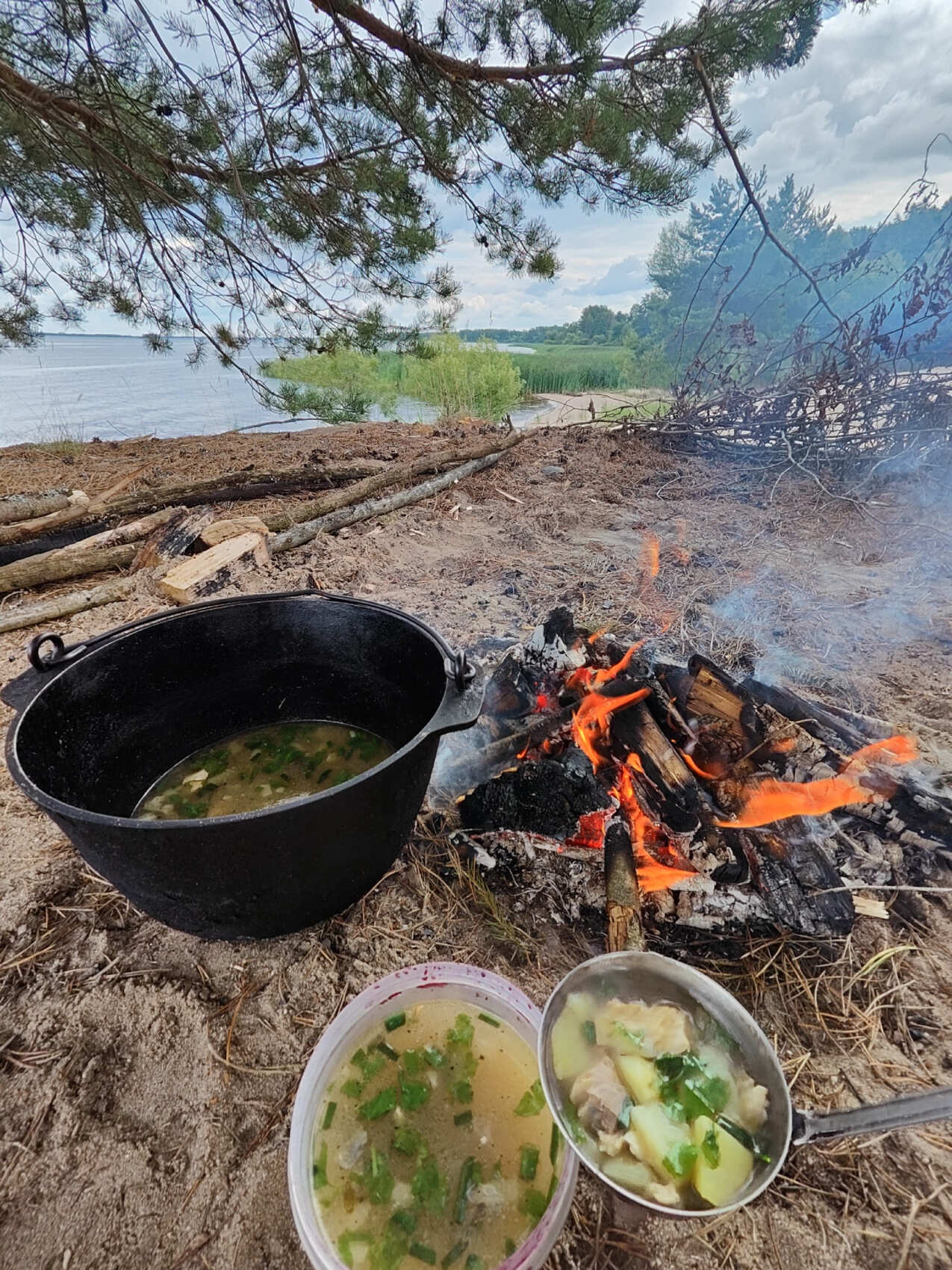 Сплав на байдарках по Московскому морю (5/13)