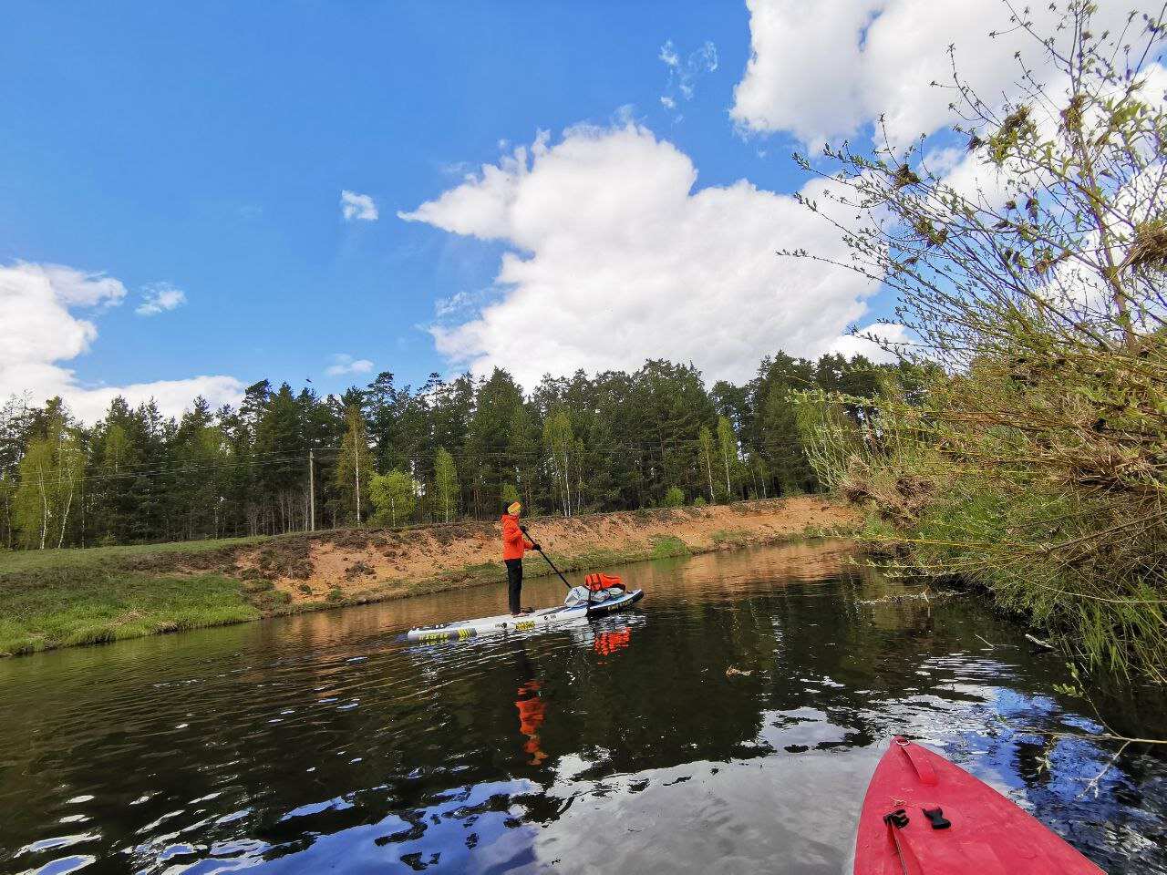 Сплав на Sup досках (сап бордах) по реке Тьма (Тверская обл.) (20/24)