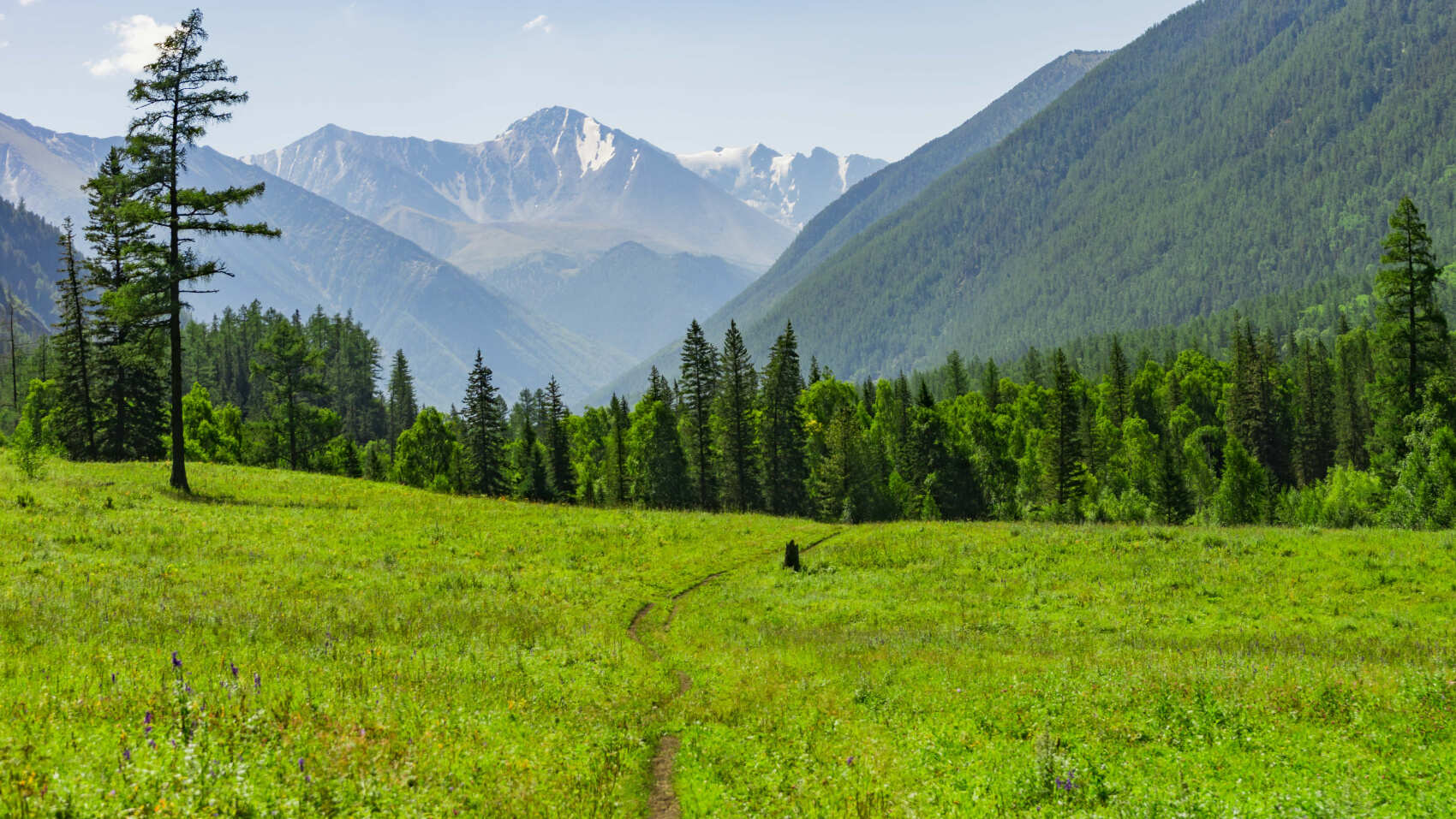 Треккинг к подножию Белухи налегке, с конным сопровождением (48/69)