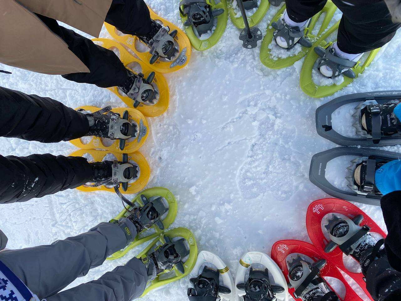 Поход в горы Хибины на снегоступах (3/16)