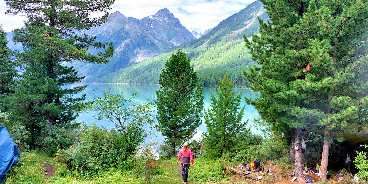 Поход на Алтай. Гора Белуха и Кучерлинские озера. Без рюкзаков. (30/68)