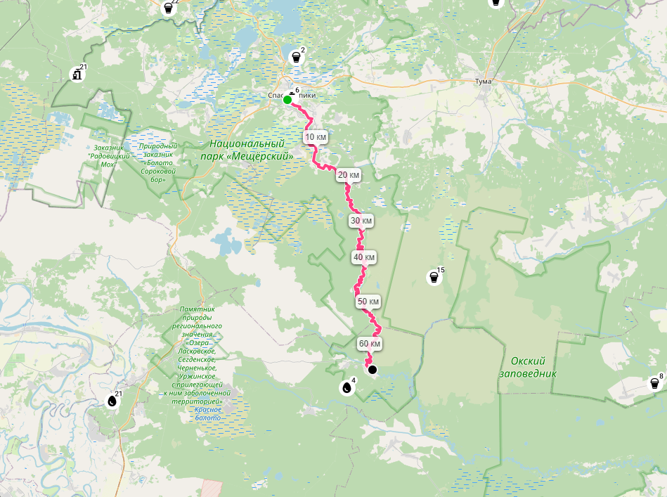 Сплав по реке Пра на байдарках (Рязанская область) (4/7)
