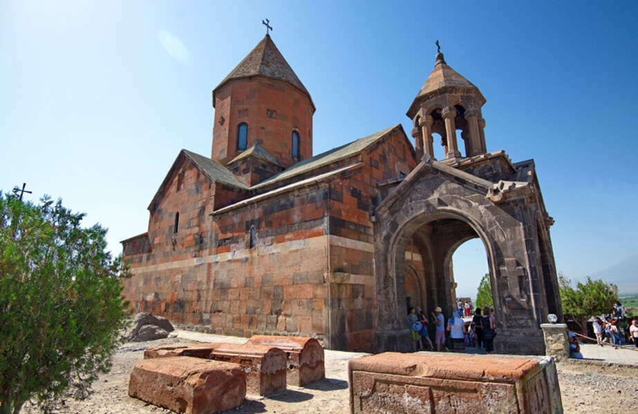 Экскурсия в Хор Вирап (гора Арарат)  - пещера Арени - Нораванк (3/18)