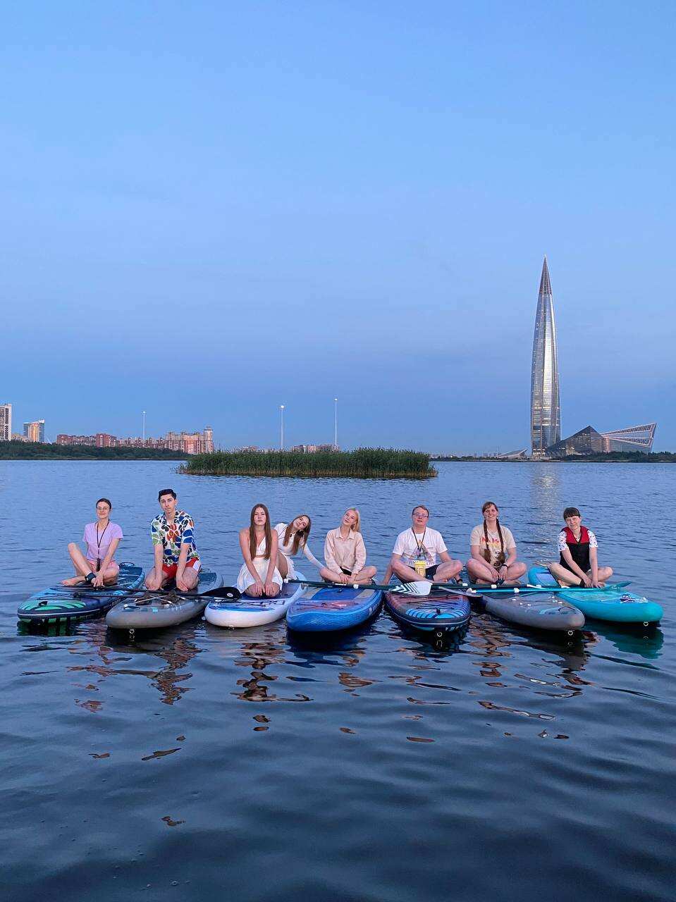 Sup-прогулка на закате у Лахты (Лахтинский разлив) (11/26)