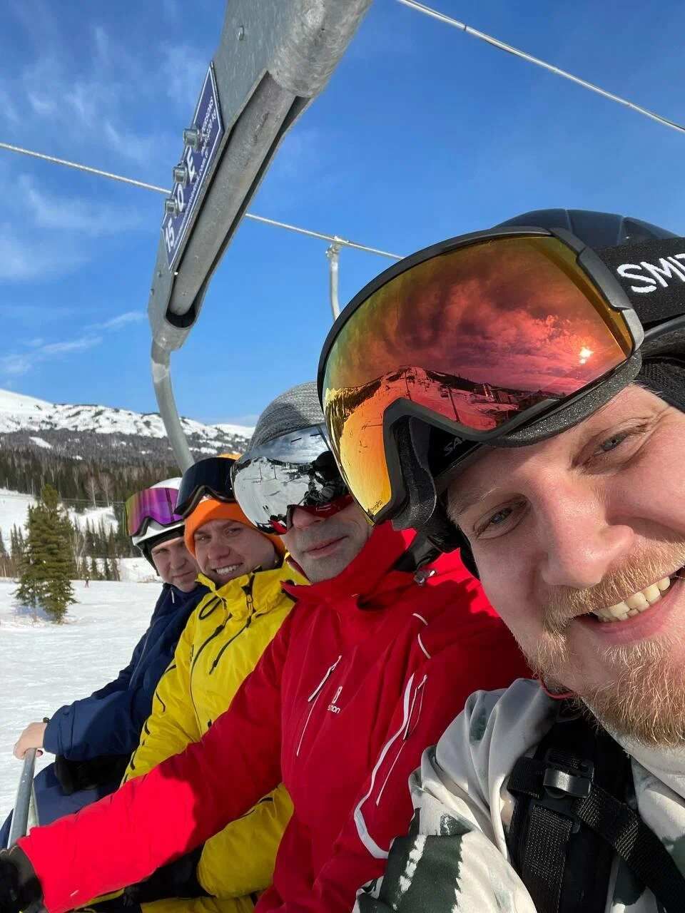 Тиндер тур в Шерегеш: в пещеры на снегоходах, фрирайд, парапланы (25/100)