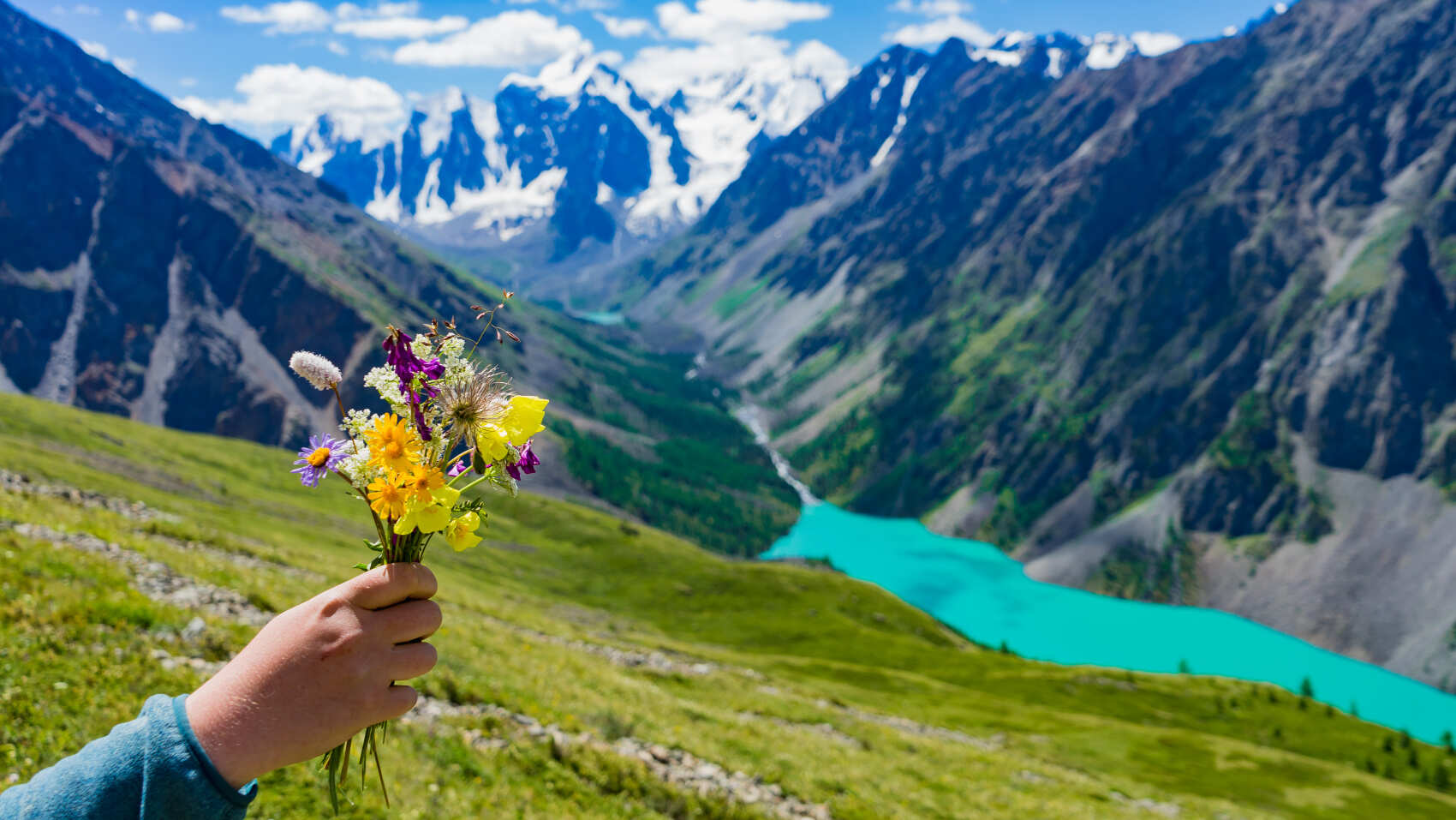 Треккинг к Шавлинским озерам c конным сопровождением (49/88)