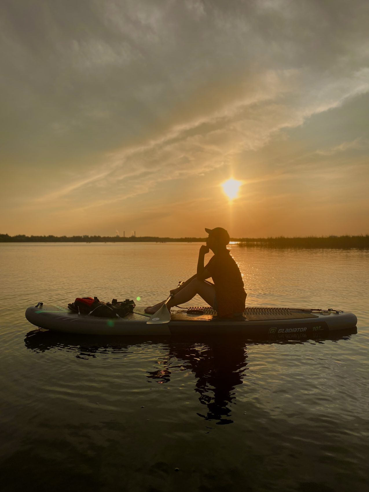 Sup-прогулка на закате у Лахты (Лахтинский разлив) (5/26)