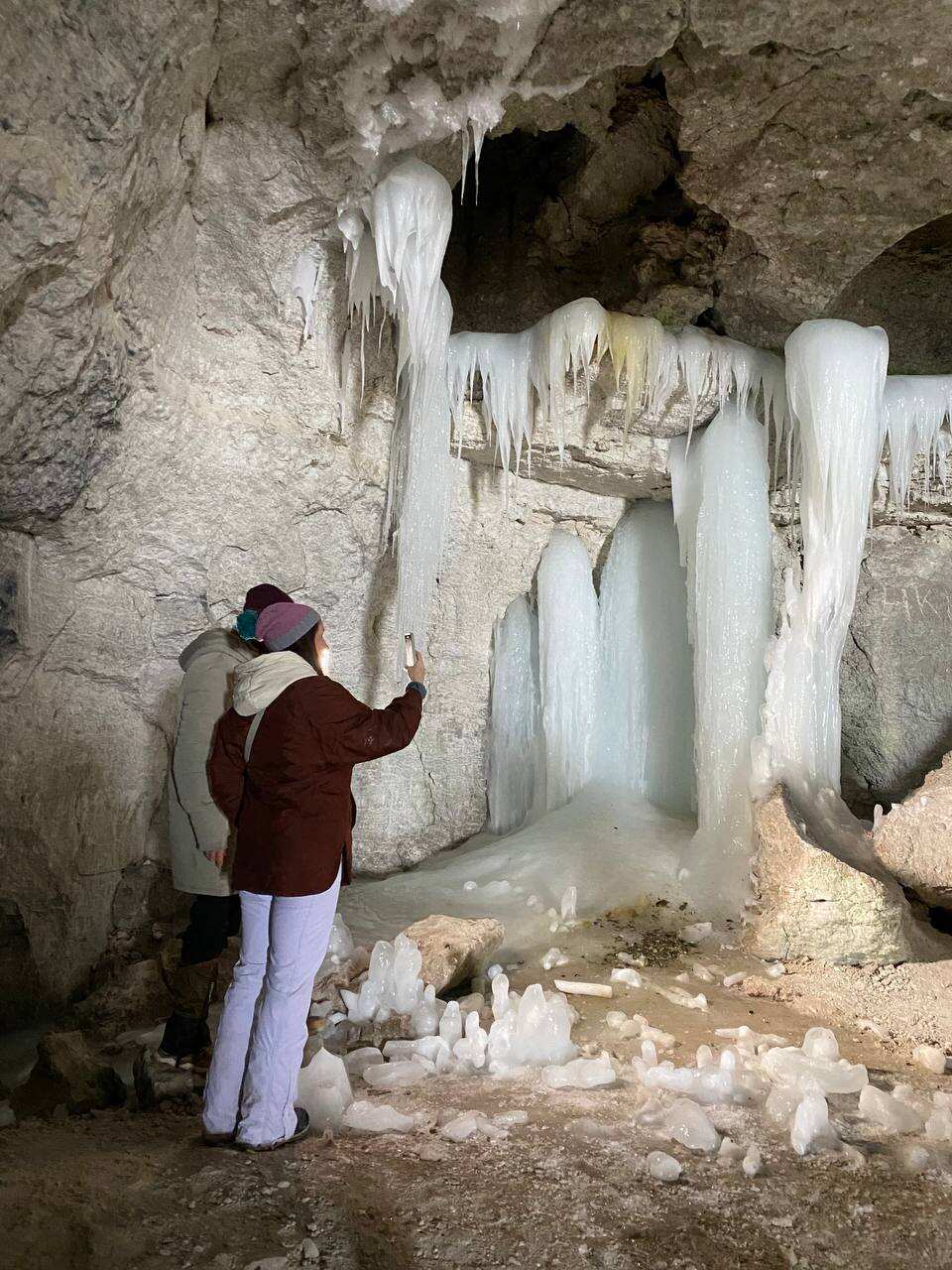 Зимние гипсовые штольни и Юрьевская пещера (легкий маршрут) (7/10)