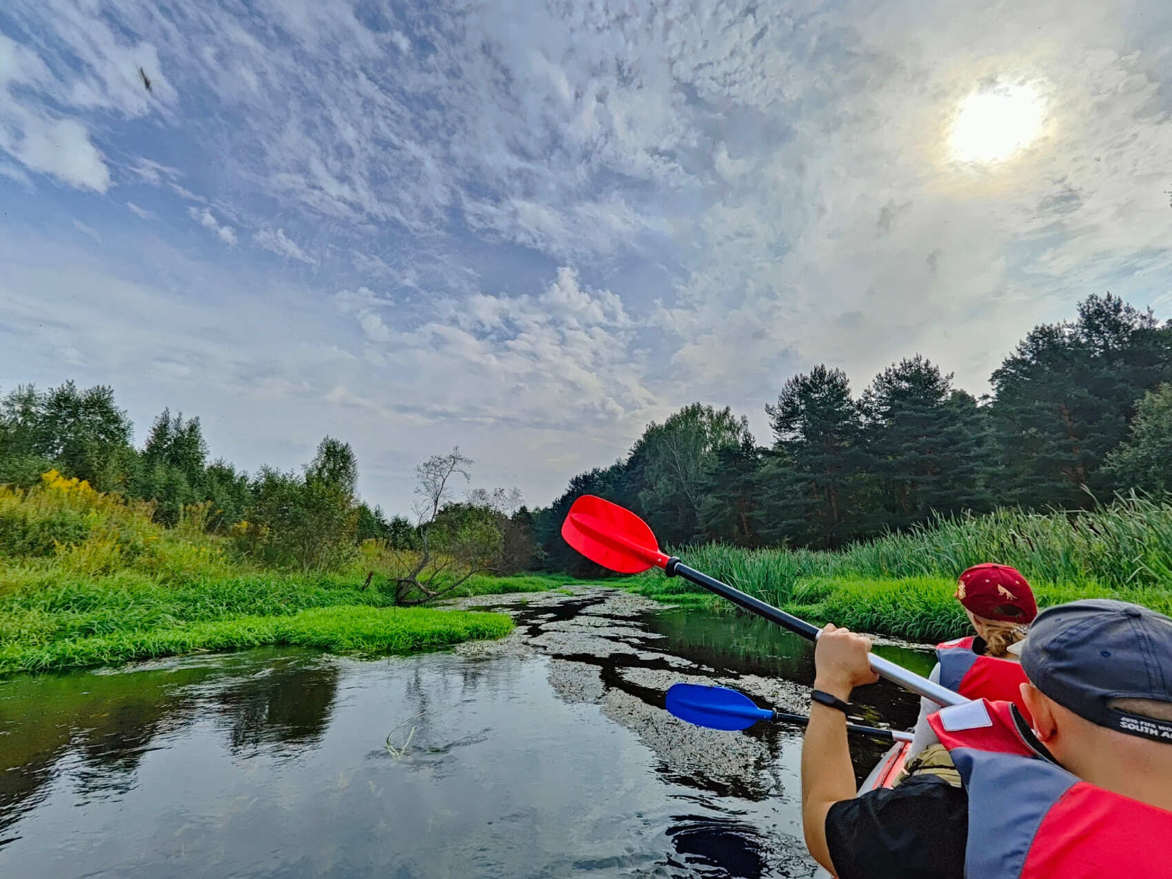 Однодневный сплав на байдарках по реке Уча (2/10)