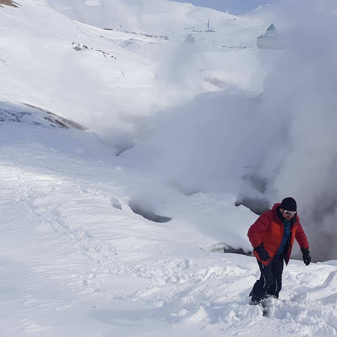 На Вездеходе  к действующему вулкану :Каньон Опасный , Мини-долина Гейзеров (4/9)