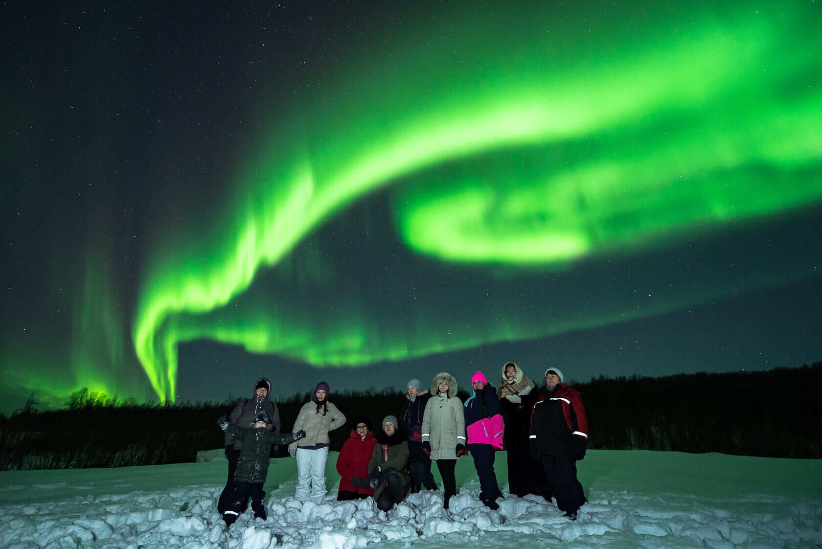 Охота за Северным сиянием из Мурманска (3/21)