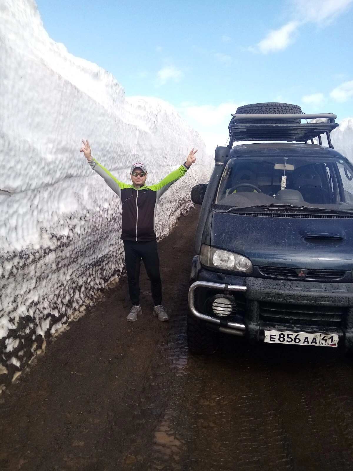 Знакомство  с городом и  чёрный песок на халактырском пляже (3/7)