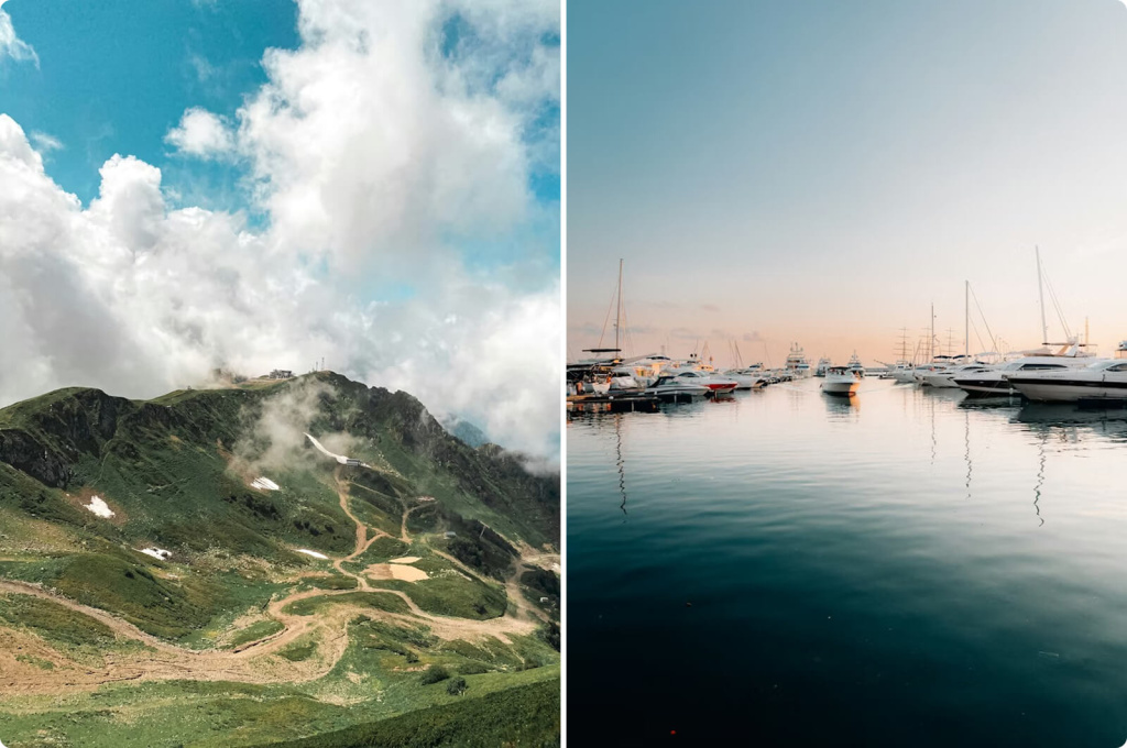 Лодки и горы