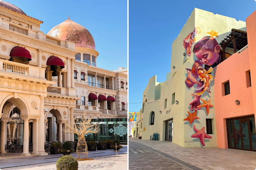 Здания и граффити 