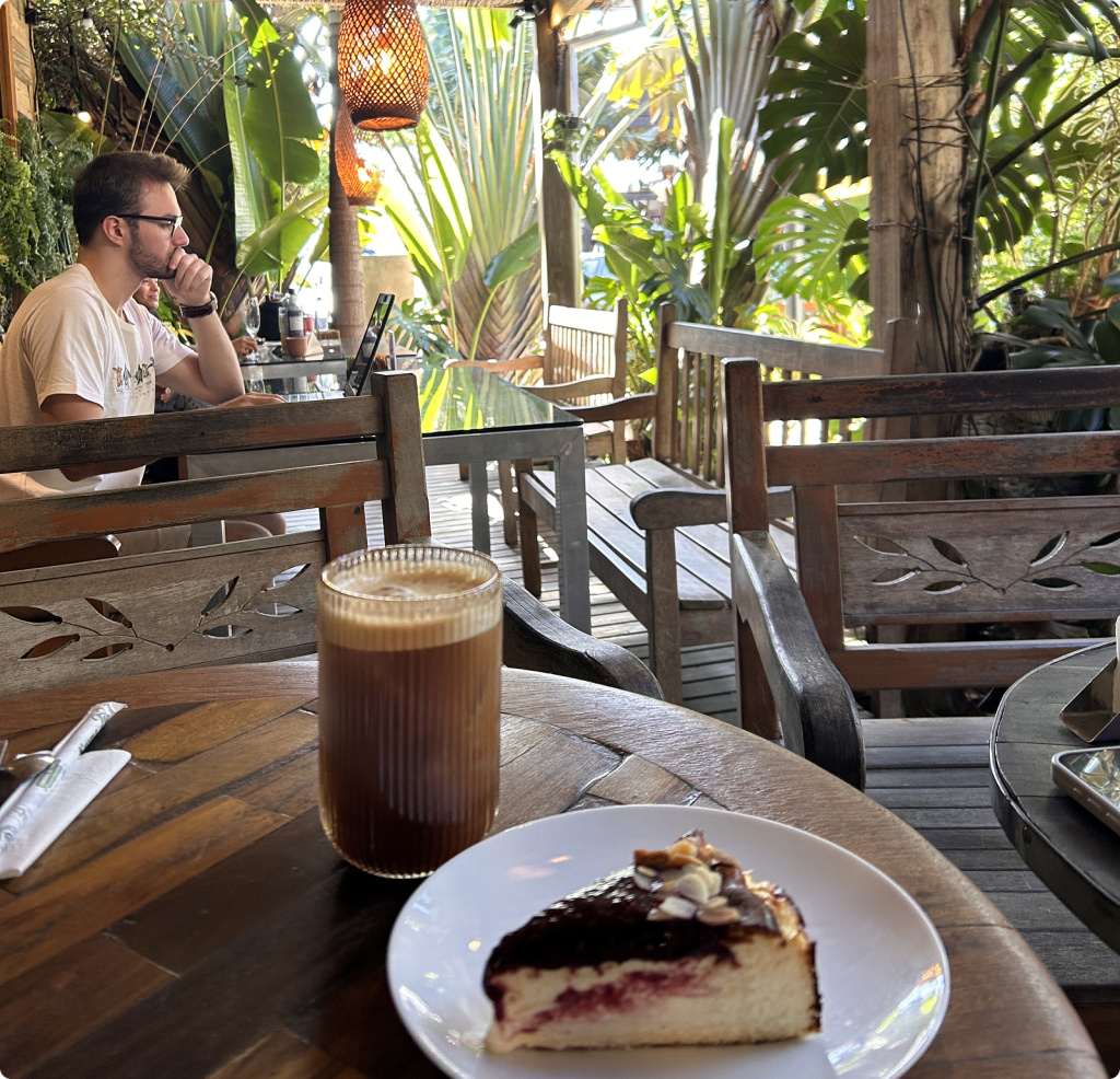 Кофе и десерт