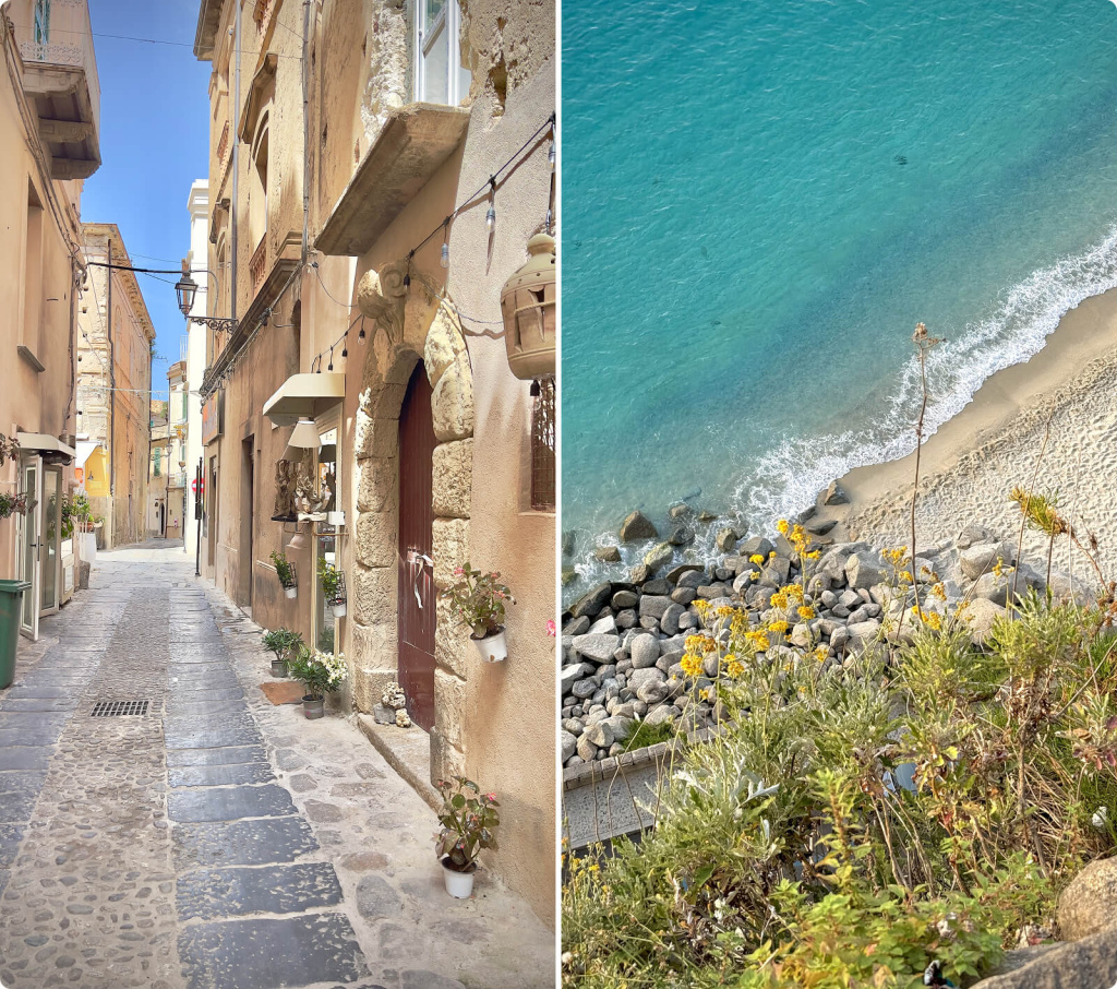 Пляж и улицы