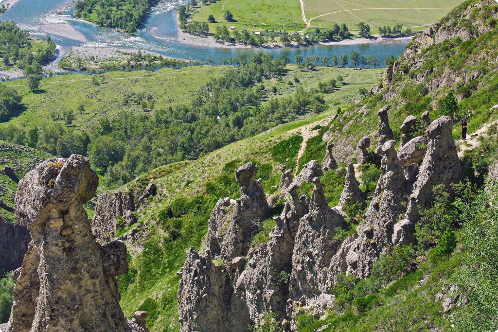 Река и скалы
