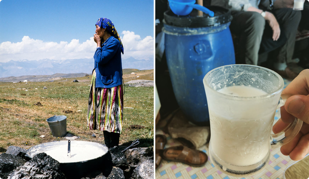 Женщина и напиток