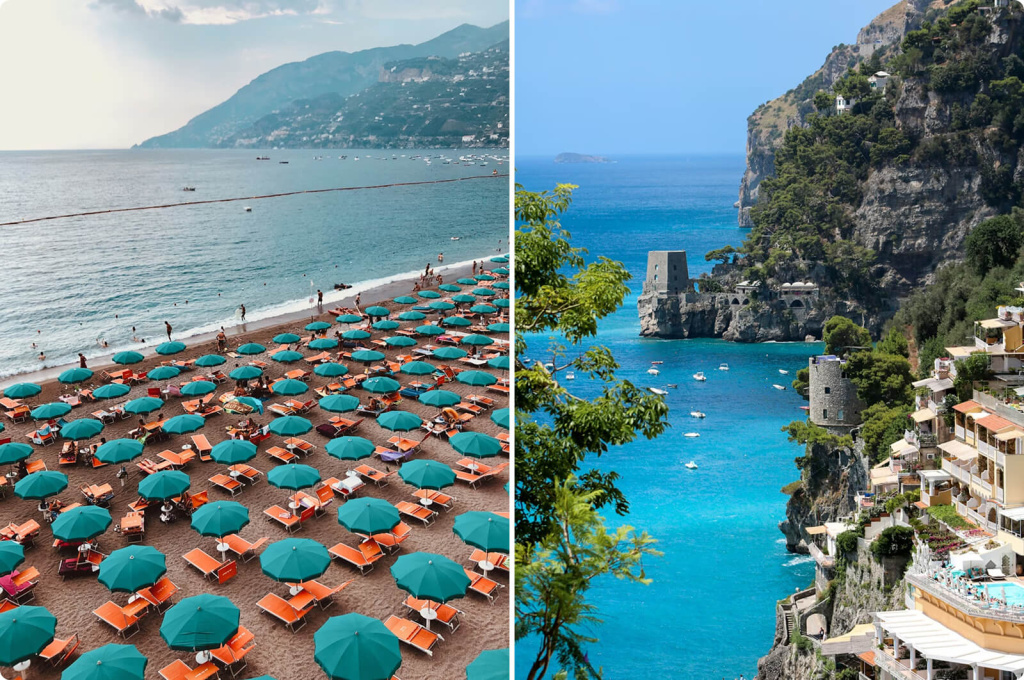 Побережье и здания